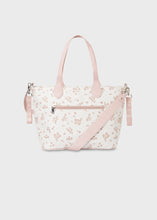 Cargar imagen en el visor de la galería, Mayoral 4pc Leatherette Rosey White Diaper Bag
