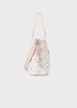 Load image into Gallery viewer, Mayoral 4pc Leatherette Rosey White Diaper Bag
