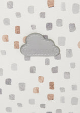 Cargar imagen en el visor de la galería, Mayoral 4pc Leatherette Grey Steam Spotted Ivory Diaper Bag

