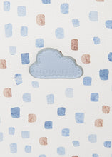 Cargar imagen en el visor de la galería, Mayoral 4pc Leatherette Blue Steam Spotted Ivory Diaper Bag

