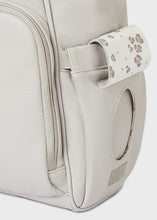 Load image into Gallery viewer, Mayoral 2pc Leatherette Dove Creme Backpack Diaper Bag
