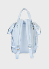 Afbeelding in Gallery-weergave laden, Mayoral 2pc Leatherette Old Blue Backpack Diaper Bag
