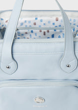 Afbeelding in Gallery-weergave laden, Mayoral 2pc Leatherette Old Blue Backpack Diaper Bag

