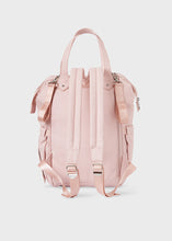 Load image into Gallery viewer, Mayoral 2pc Leatherette Rose Pink Backpack Diaper Bag

