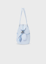 Carregar imagem no visualizador da galeria, Bolsa de mão de fralda azul bebê de couro sintético Mayoral 3 peças
