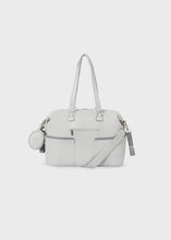 Load image into Gallery viewer, Mayoral 3pc Leatherette Grey Diaper Handbag
