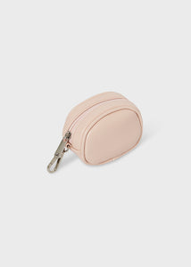 Bolsa de fraldas Mayoral 3 peças em couro sintético rosa claro