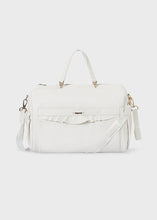 Load image into Gallery viewer, Mayoral 2pc Leatherette Cream Diaper Handbag  and Diaper Changer
