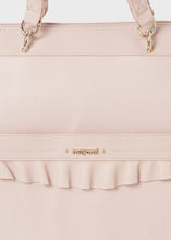 Load image into Gallery viewer, Mayoral 2pc Leatherette Light Pink Diaper Handbag  and Diaper Changer
