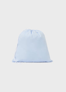 Bolsa de mão de fralda azul bebê de couro sintético Mayoral 2 peças