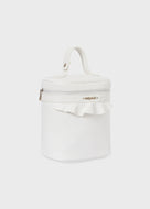 Mayoral Leatherette Cream White Large Insulated Cooler Bag