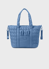 Afbeelding in Gallery-weergave laden, Mayoral 3pc Blue Quilted Bunny Diaper Bag Set
