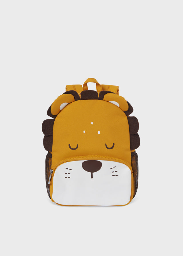 Mayoral Brown Lion Toddler Backpack