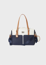 Load image into Gallery viewer, Mayoral 3pc Navy Classy Diaper Handbag (incl. diaper changer)
