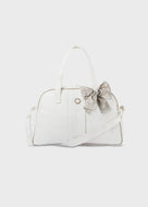 Bolsa de mão para fraldas Mayoral 2 peças branca natural elegante