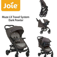 Joie Muze LX Travel System - Dark Pewter