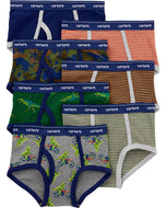 Carter's 7pc Kid Boy Camo Dino Cotton Briefs