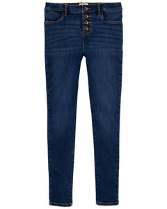 Jeans jeans super skinny OshKosh Kid Girl lavagem azul