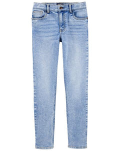 Calça jeans skinny Oshkosh Kid Boy lavagem clara