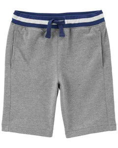 Carter's Kid Boy Grey Soft Knit Short