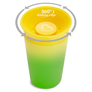 Munchkin Miracle 360° Color Changing Cup 9oz | 266ml | 12M+ | Yellow