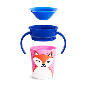 Munchkin Miracle® 360° WildLove Trainer Cup 6oz | 177ml | 6M+ | Red Fox