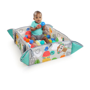 Bright Starts 5 in 1 Your Way Ball Play Activity Gym & Ball Pit - Grey Elephant