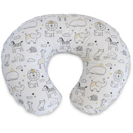 Boppy Feeding and Infant Support Pillow - Notebook Black & Gold