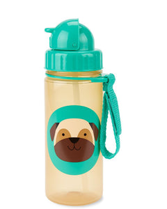 Zoo Straw Bottle - Pug