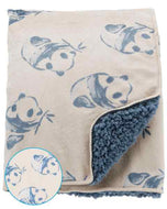 Carter's 1pc Plush Blanket - Blue Panda