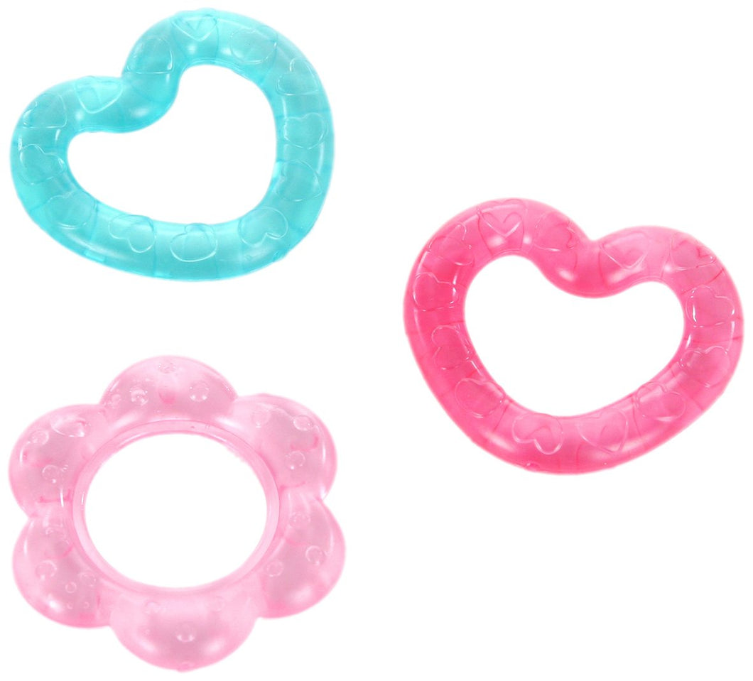 Bright Starts 3pc Water Teethers (Girl)