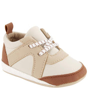 Load image into Gallery viewer, Carter&#39;s Baby Boy Brown Low Top Sneaker Crib Shoes
