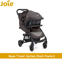Carregar imagem no visualizador da galeria, Joie Muze LX Travel System - Estanho Escuro
