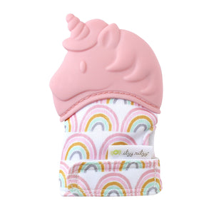 Itzy Ritzy - Itzy Mitt Teething Mittens - Light Pink Unicorn