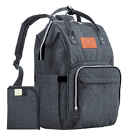 KeaBabies Original Diaper Backpack - Mystic Gray