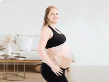 Load image into Gallery viewer, KeaBabies Nurture 2-in-1 Maternity Support Belt - Nude
