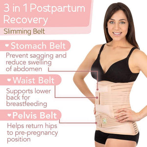 KeaBabies 3-in-1 Postpartum Belt