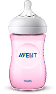 Avent Single Natural Pink Feeding Bottle 260ml / 9oz V2.0