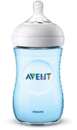 Avent Single Natural Blue Feeding Bottle 260ml / 9oz  V2.0