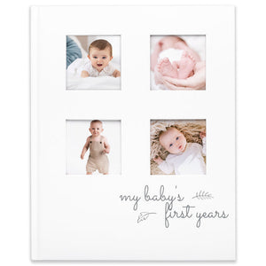 Livro de memórias dos primeiros anos do bebê Keababies SKETCH - branco