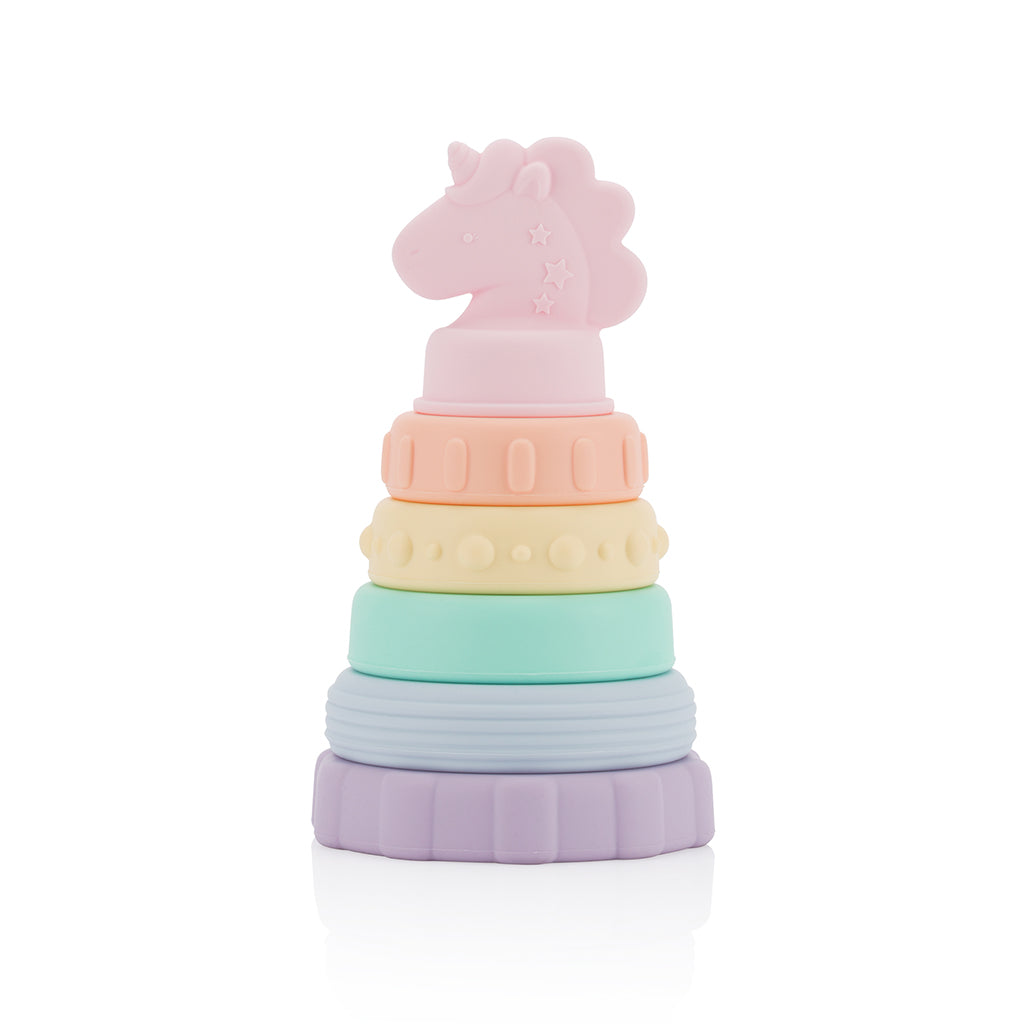 Itzy Ritzy - Itzy Stacker Silicone Stacking Toy - Unicorn
