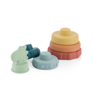 Itzy Ritzy - Itzy Stacker Silicone Stacking Toy - Dino