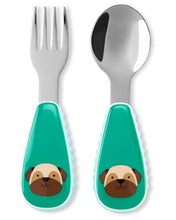 Load image into Gallery viewer, Zoo Utensil Set - Pug
