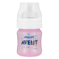 Avent Classic+ Single Feeding Bottle 125ml / 4oz - Pink
