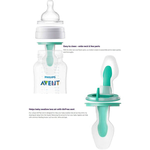 Avent Anti-Colic Single Feeding Bottle with AirFree Vent 260ml / 9oz