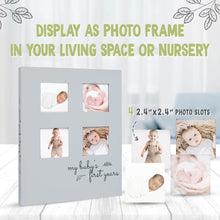 Load image into Gallery viewer, Keababies SKETCH Baby First Years Memory Book - Dust Gray
