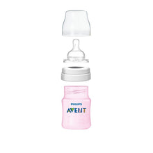 Load image into Gallery viewer, Avent Classic+ Single Feeding Bottle 125ml / 4oz - Pink
