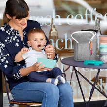 Load image into Gallery viewer, Skip Hop Easy-Serve Travel Bowl &amp; Spoon - Teal
